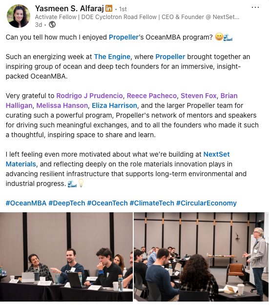 Yasmeen AlFaraj at NextSet